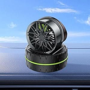 Solar Powered Alloy Wheel Car Aromatherapy