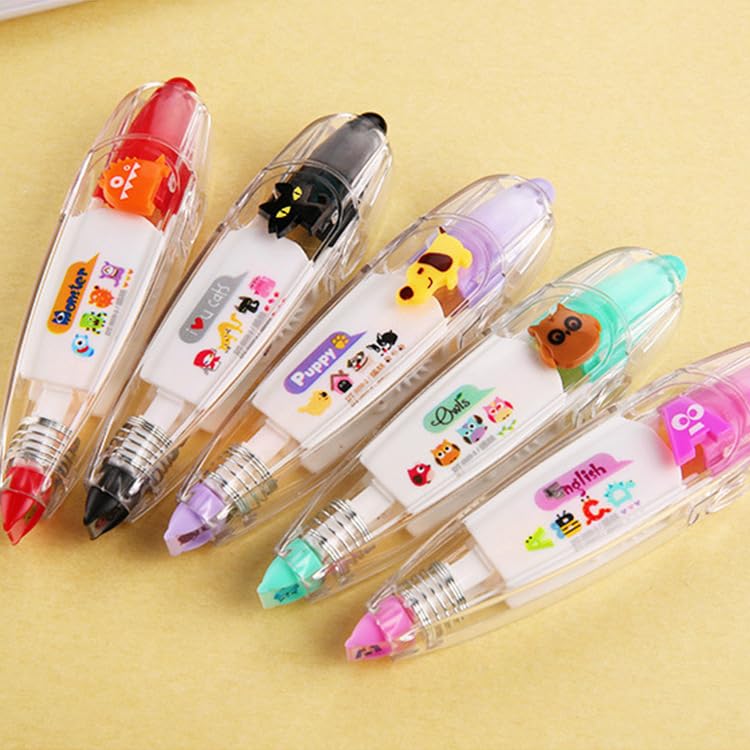 Floral Design Decoration Correction Tape Pen