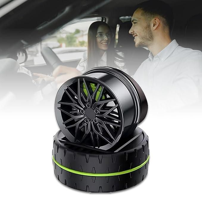 Solar Powered Alloy Wheel Car Aromatherapy